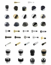 Door Stopper/Stops Buffer Rubber -Projection,Floor,Skirting,Wall-Various Types