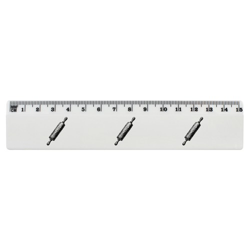 Wooden rolling pin - rolling, white
