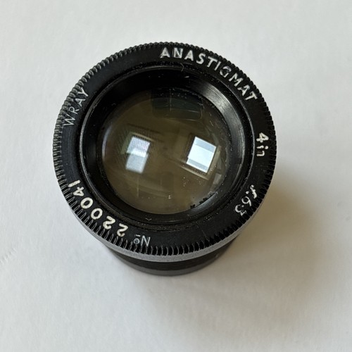 Vintage wray anastigmat - anastigmat, 4in