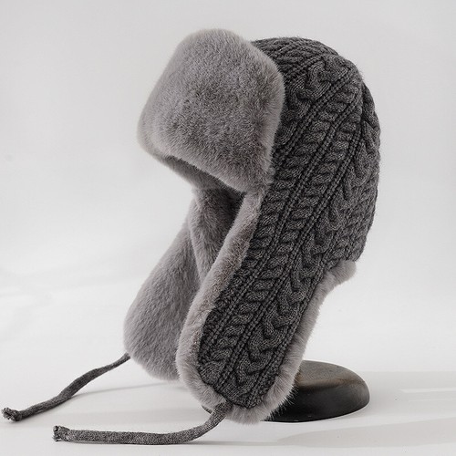 Women cable knit - women, trapper