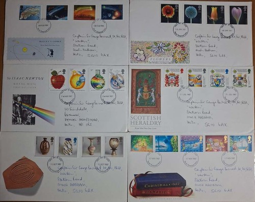 1986 fdc first day - 6,