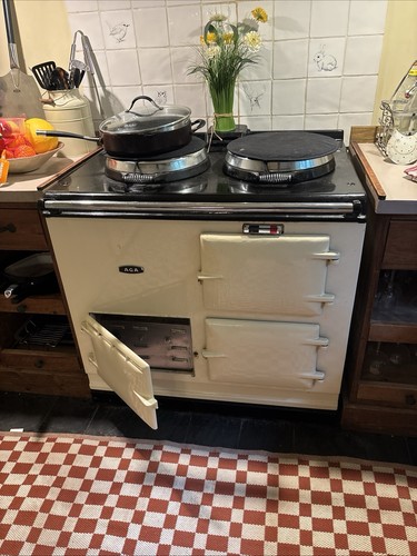 Aga electric cream range - aga,