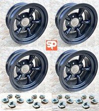 4x Black Challenger 5 Spoke