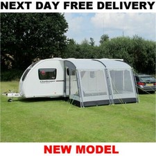 KAMPA DOMETIC RALLY 330 CLASSIC POLED CARAVAN PORCH AWNING NEW PEARL GREY 2025