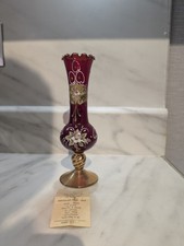Vintage Venetian Ruby Red