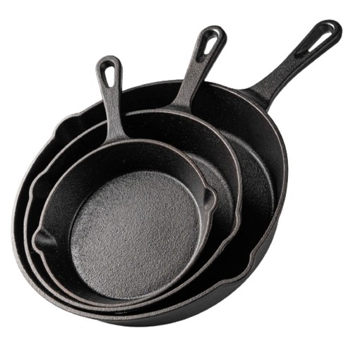 Nuovva pre seasoned cast - pre-seasoned, iron