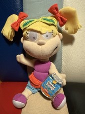 Rugrats - Angelica Pickles - Plush 10" Soft Toy - Star Bean - Mattel - with tag