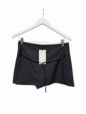 Zara Blue Check Mini Skirt