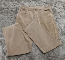 Gant Jason Corduroy Jeans Men's W40 W32 Beige Brown Regular Fit Straight Leg