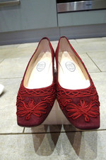 Emma Hope bordeaux kid suede