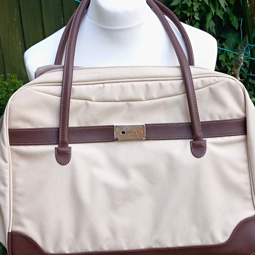 Delsey beige brown nylon - beige/brown,
