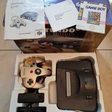 Nintendo N64 Console Limited Edition + Gold Controller in Original Box