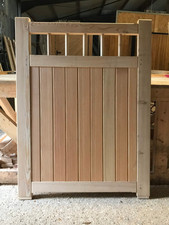 Pretty Wooden Garden Gates Custom Made Sizes Flat Top Modern Design Meadow Gate