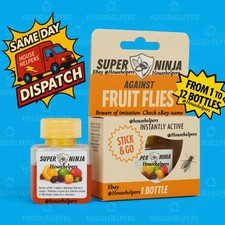 FRUIT FLY KILLER TRAP STICKY Super Ninja Fruit  Fly Catch Highly Effective Fly