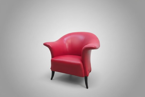 Rolf benz armchair leather - rolf,