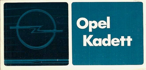 Opel kadett 1973 1974 - opel, 1973-1974