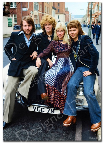 Abba poster print sitting - poster, print.
