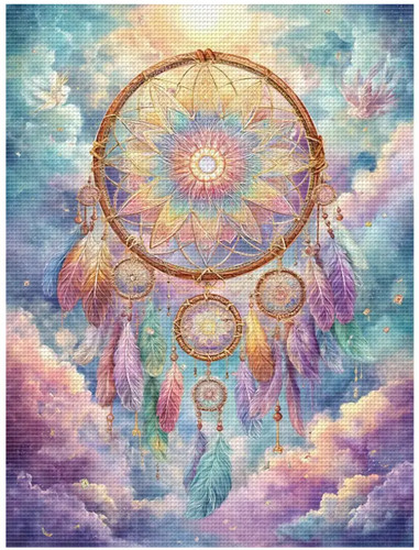 Printed cross stitch kit ct - printed,