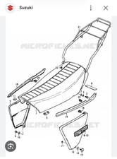 Suzuki SP 370 / 400 Cover Seat