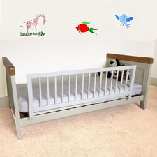 Wooden Bed Guard, White, 38cm
