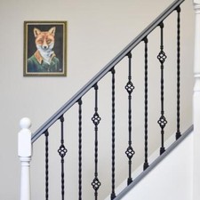 Set of Two Metal Stair