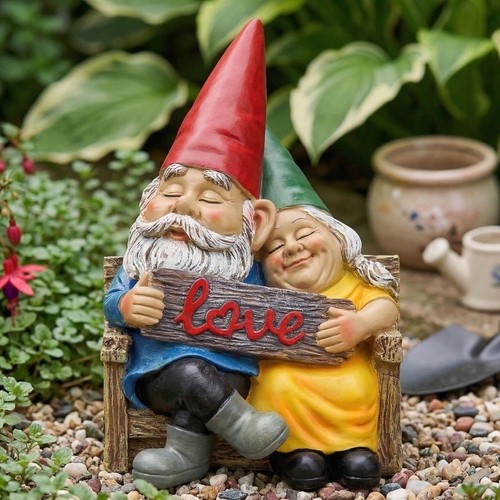 Funny garden gnomes - funny,