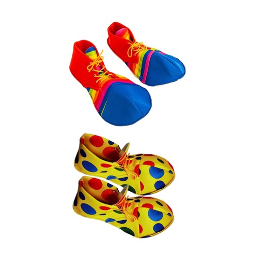 Rainbow clowns shoes jumbos - rainbow,