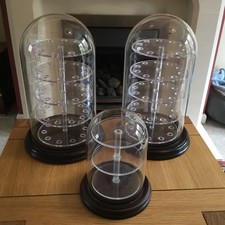 3   GLASS THIMBLE DOMES