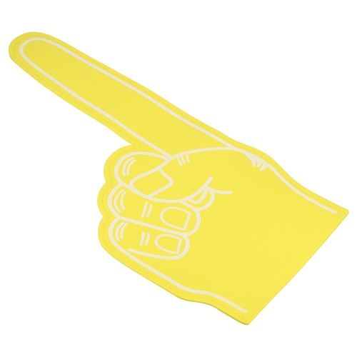 Giant foam finger - foam, 18