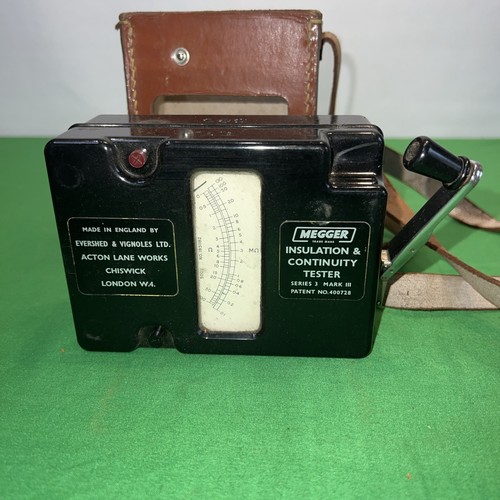 Vintage megger insulation - megger,