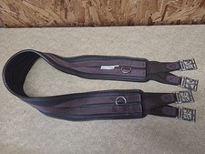 Harry Dabbs Waffle Weave, Shaped  girth, Brown,54”.(ref. 138B)