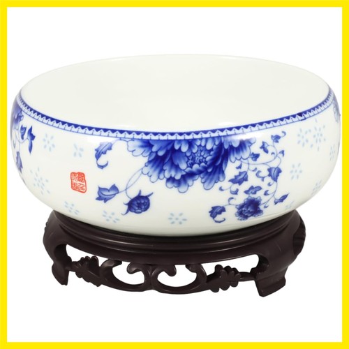 Ceramic flower pot with - ceramic,