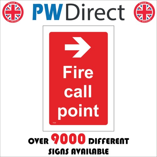 Sign fire call point - sign,