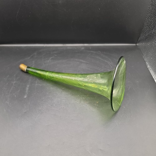 Vintage green glass epergne - vintage,