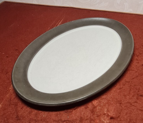 Denby chevron oval platter - denby,