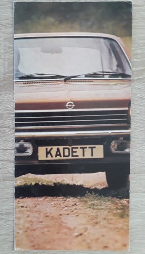 Opel kadett brochure - c, c.1972
