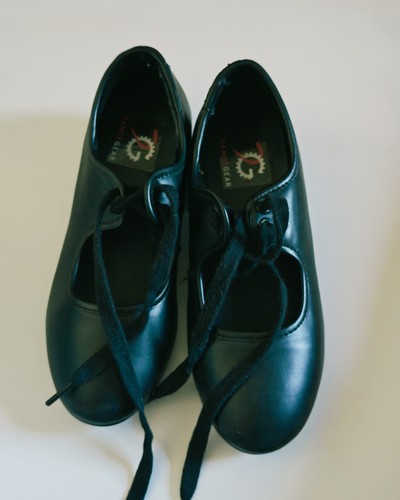 Black tap shoes - tap, dancing
