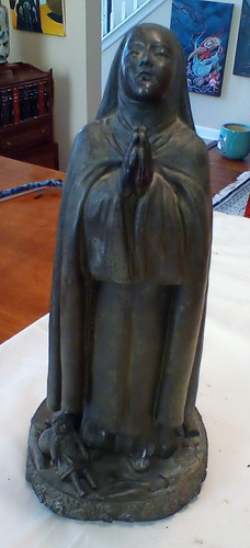 Saint bernadette antique - saint,