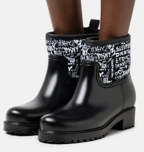 Dkny rainy wellies boots - dkny, black