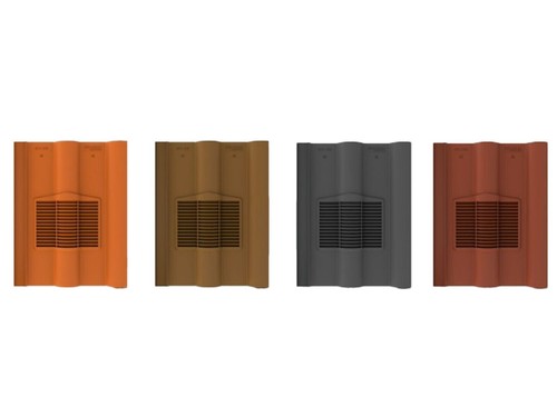 Timloc double roman tile vent - double,