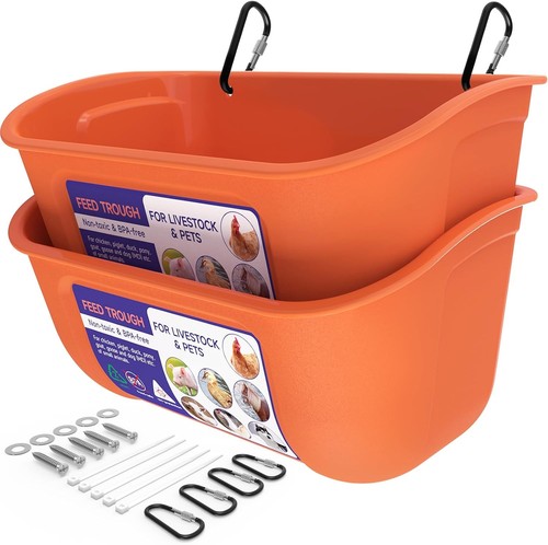 Durable quart poultry feeder - quart,