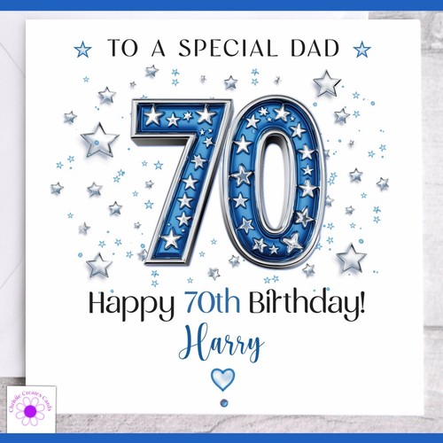 Personalised 70th birthday - 70th,