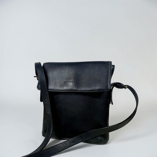 Burberry black leather - black,