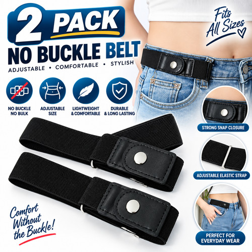 Bulge hassle buckle free - hassle, buckle-free