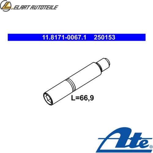 Guide bolt brake caliper - bolt,
