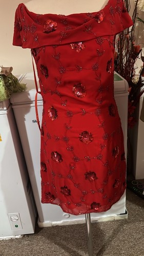 Virgos lounge red beaded - lounge,