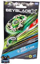 Hasbro BeyBlade X Gyro + Launcher Grip Helmet Knight 3-80N NEW & SEALED for Arena