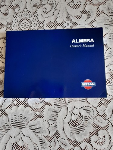 Nissan almera owners handbook - nissan,