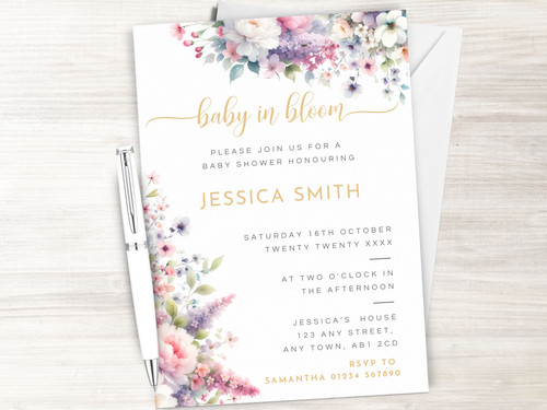 Baby bloom personalised - in,