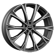 ALLOY WHEEL GMP TOTALE FOR FIAT DOBLO N1 8X19 5X108 MATT ANTHRACITE DIAMOND TEZ
